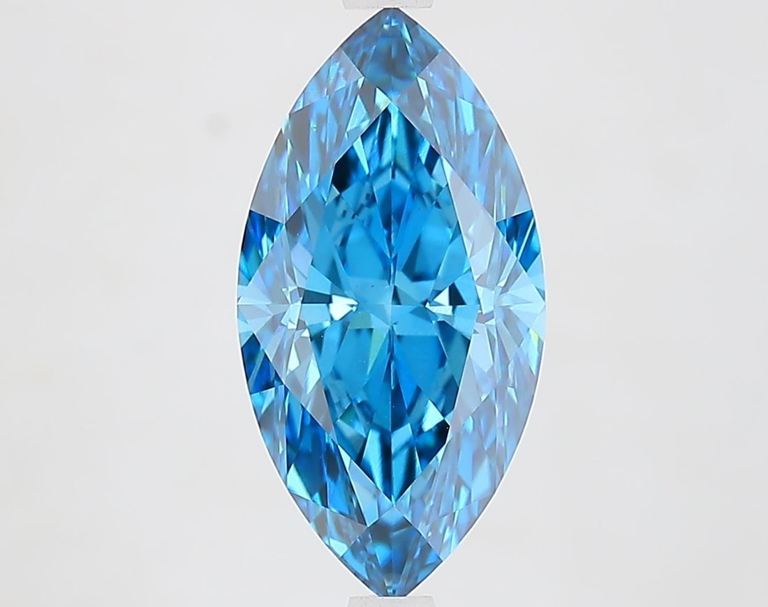 Loose Diamond - MARQUISE 3.01ct Fancy Vivid Blue VS1: Loose Diamond - MARQUISE 3.01ct Fancy Vivid Blue VS1 Source: This is a real non-mined Diamond that has been grown in a lab Shape: MARQUISE Carats: 3.01 Color: Fancy Vivid Blue Certification: IGI