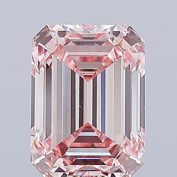 Loose Diamond - EMERALD 5.07ct Fancy Intense Pink VS2 (1 of 1)