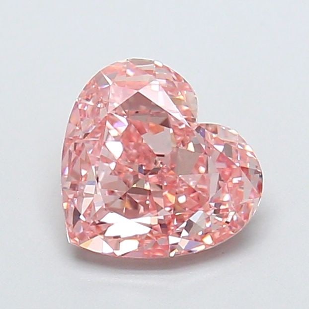 Loose Diamond - HEART 1.61ct Fancy Intense Pink VS1: Loose Diamond - HEART 1.61ct Fancy Intense Pink VS1 Source: This is a real non-mined Diamond that has been grown in a lab Shape: HEART Carats: 1.61 Color: Fancy Intense Pink Certification: IGI Video: