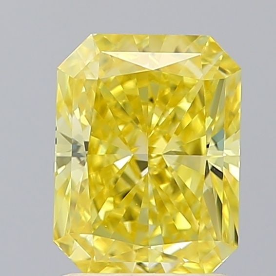 Loose Diamond - RADIANT 1.5ct Fancy Vivid Yellow VVS2: Loose Diamond - RADIANT 1.5ct Fancy Vivid Yellow VVS2 Source: This is a real non-mined Diamond that has been grown in a lab Shape: RADIANT Carats: 1.5 Color: Fancy Vivid Yellow Certification: IGI