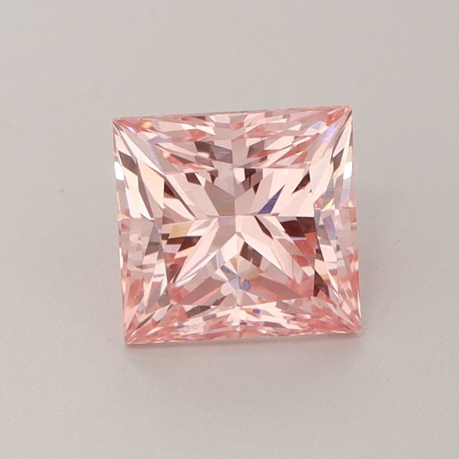 Loose Diamond - PRINCESS 1.81ct Fancy Vivid Pink VS1: Loose Diamond - PRINCESS 1.81ct Fancy Vivid Pink VS1 Source: This is a real non-mined Diamond that has been grown in a lab Shape: PRINCESS Carats: 1.81 Color: Fancy Vivid Pink Certification: IGI