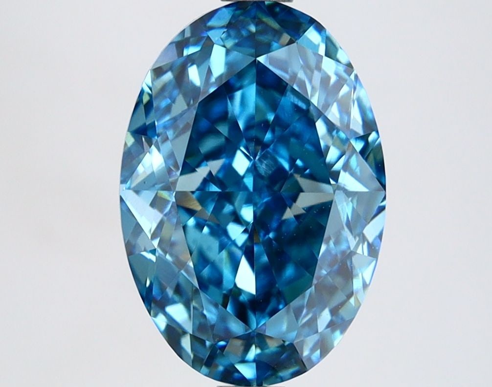 Loose Diamond - OVAL 3.3ct Fancy Vivid Blue VS1: Loose Diamond - OVAL 3.3ct Fancy Vivid Blue VS1 Source: This is a real non-mined Diamond that has been grown in a lab Shape: OVAL Carats: 3.3 Color: Fancy Vivid Blue Certification: IGI Video: Video