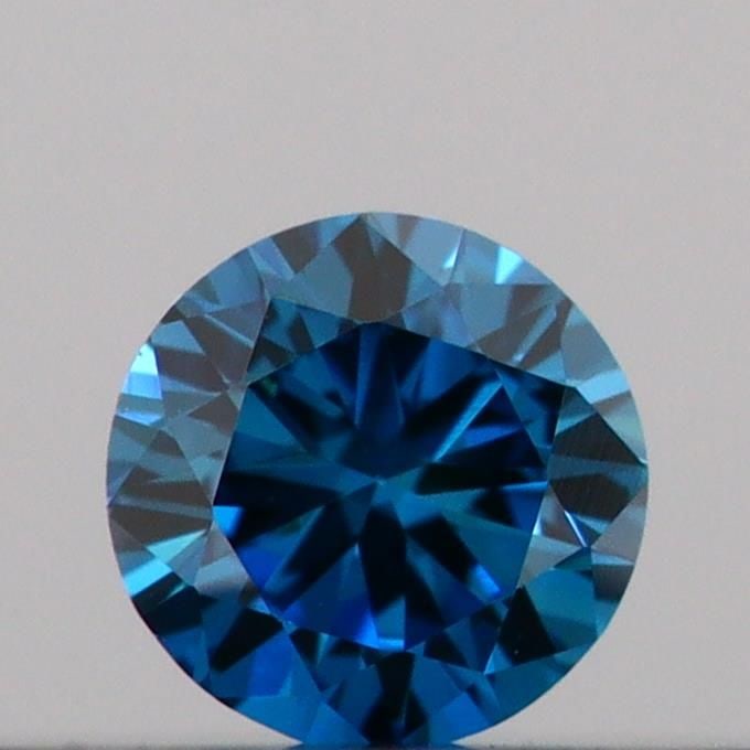 Loose Diamond - ROUND 0.11ct Fancy Vivid Blue VVS2 (1 of 1)