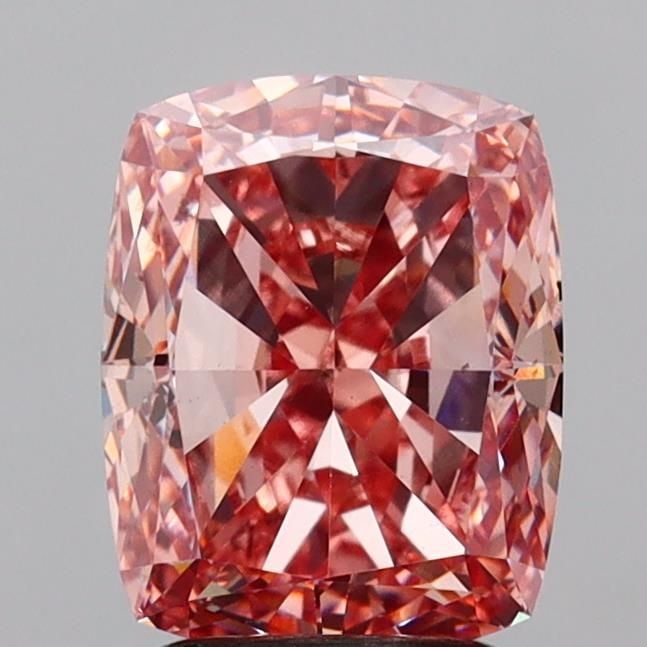 Loose Diamond - CUSHION MODIFIED 3.1ct Fancy Intense Brown Pink VS2: Loose Diamond - CUSHION MODIFIED 3.1ct Fancy Intense Brown Pink VS2 Source: This is a real non-mined Diamond that has been grown in a lab Shape: CUSHION MODIFIED Carats: 3.1 Color: Fancy Intense Brown