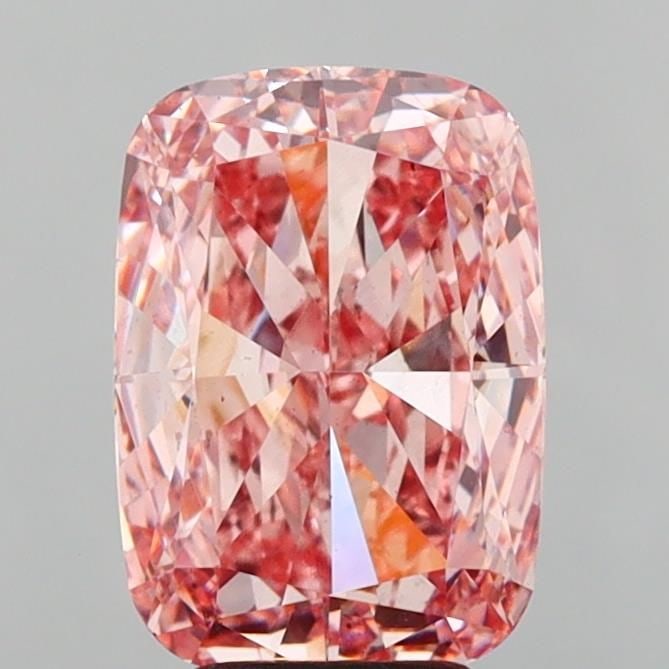 Loose Diamond - CUSHION MODIFIED 5.15ct Fancy Vivid Pink VS2: Loose Diamond - CUSHION MODIFIED 5.15ct Fancy Vivid Pink VS2 Source: This is a real non-mined Diamond that has been grown in a lab Shape: CUSHION MODIFIED Carats: 5.15 Color: Fancy Vivid Pink