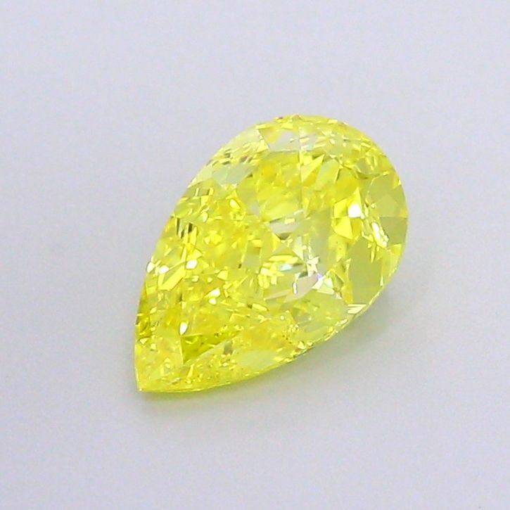 Loose Diamond - PEAR 1.13ct Fancy Vivid Yellow VS1: Loose Diamond - PEAR 1.13ct Fancy Vivid Yellow VS1 Source: This is a real non-mined Diamond that has been grown in a lab Shape: PEAR Carats: 1.13 Color: Fancy Vivid Yellow Certification: IGI Video: