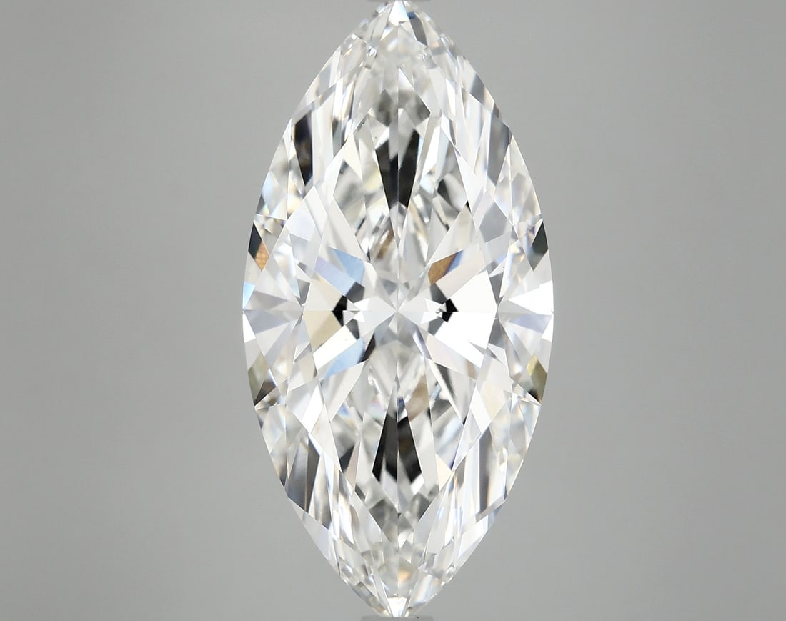 Loose Diamond - MARQUISE 6.63ct E VVS2: Loose Diamond - MARQUISE 6.63ct E VVS2 Source: This is a real non-mined Diamond that has been grown in a lab Shape: MARQUISE Carats: 6.63 Color: E Clarity: VVS2 Certification: IGI Condition: