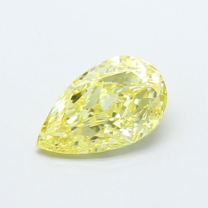 Loose Diamond - PEAR 1.08ct Fancy Intense Yellow VVS2: Loose Diamond - PEAR 1.08ct Fancy Intense Yellow VVS2 Source: This is a real non-mined Diamond that has been grown in a lab Shape: PEAR Carats: 1.08 Color: Fancy Intense Yellow Certification: IGI Vide
