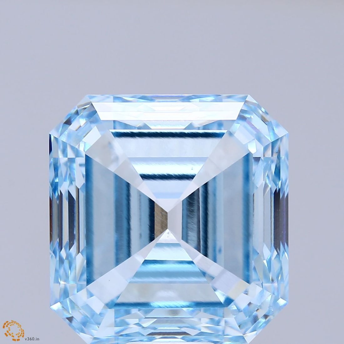 Loose Diamond - ASSCHER 20.07ct Fancy Intense Blue VS2: Loose Diamond - ASSCHER 20.07ct Fancy Intense Blue VS2 Source: This is a real non-mined Diamond that has been grown in a lab Shape: ASSCHER Carats: 20.07 Color: Fancy Intense Blue Certification: IGI V