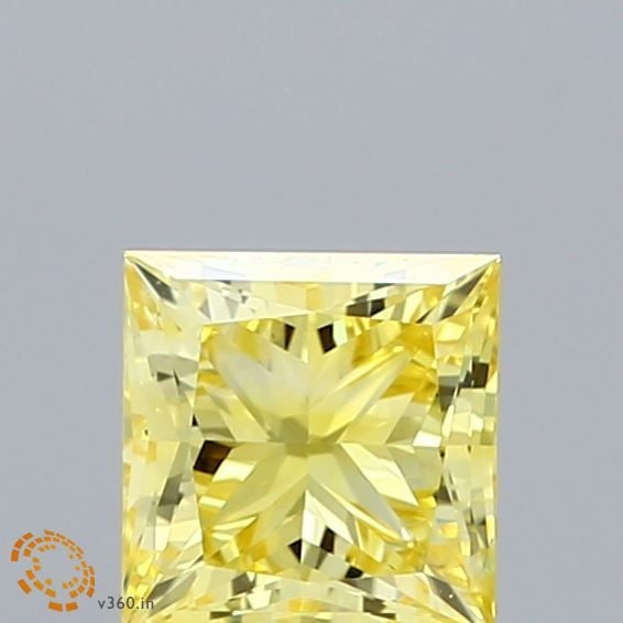 Loose Diamond - PRINCESS 1.0ct Fancy Vivid Yellow VS2: Loose Diamond - PRINCESS 1.0ct Fancy Vivid Yellow VS2 Source: This is a real non-mined Diamond that has been grown in a lab Shape: PRINCESS Carats: 1.0 Color: Fancy Vivid Yellow Certification: IGI