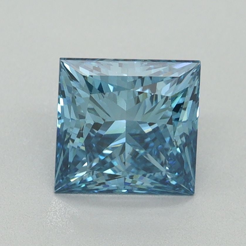 Loose Diamond - PRINCESS 1.59ct Fancy Vivid Blue VS1: Loose Diamond - PRINCESS 1.59ct Fancy Vivid Blue VS1 Source: This is a real non-mined Diamond that has been grown in a lab Shape: PRINCESS Carats: 1.59 Color: Fancy Vivid Blue Certification: IGI