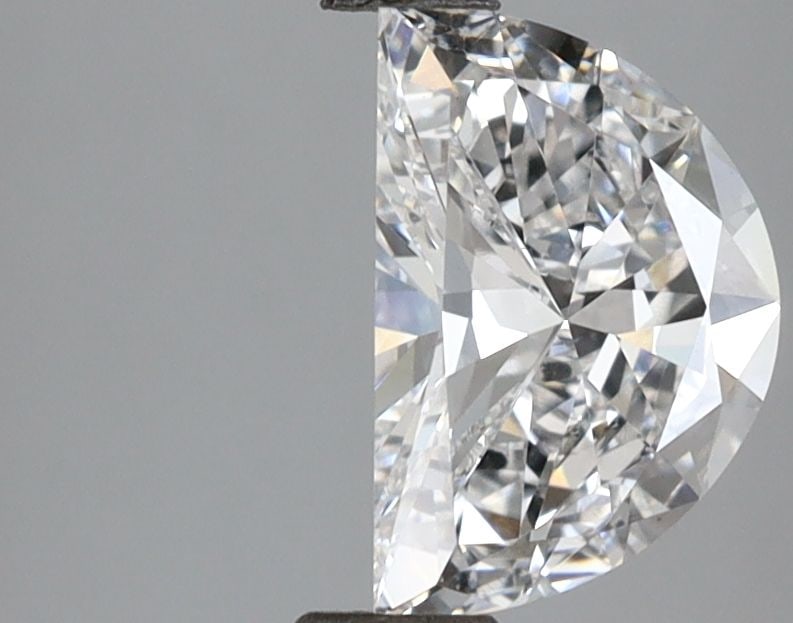 Loose Diamond - HALF MOON 1.06ct D VVS2: Loose Diamond - HALF MOON 1.06ct D VVS2 Source: This is a real non-mined Diamond that has been grown in a lab Shape: HALF MOON Carats: 1.06 Color: D Clarity: VVS2 Certification: IGI Video: Video