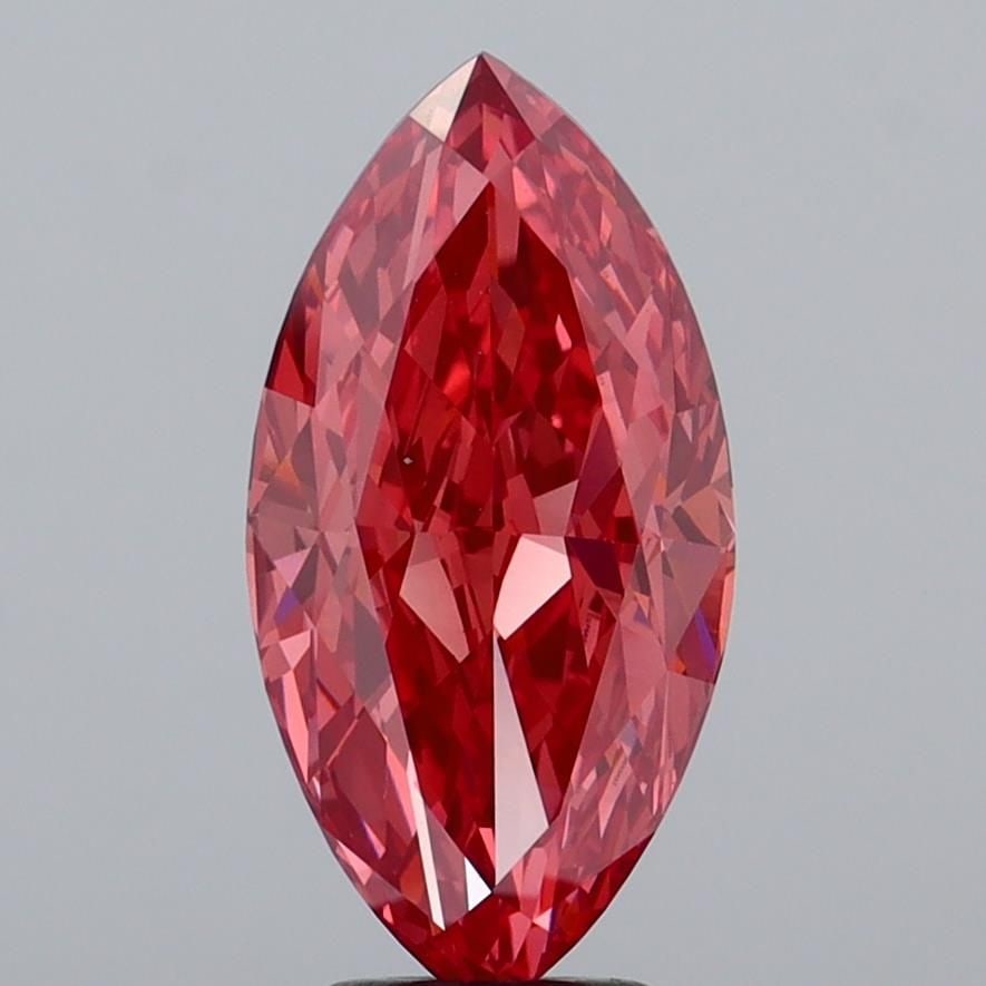 Loose Diamond - MARQUISE 5.04ct Fancy Vivid Brownish Pink VS1: Loose Diamond - MARQUISE 5.04ct Fancy Vivid Brownish Pink VS1 Source: This is a real non-mined Diamond that has been grown in a lab Shape: MARQUISE Carats: 5.04 Color: Fancy Vivid Brownish Pink Certif