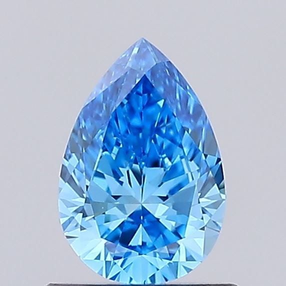 Loose Diamond - PEAR 0.43ct Fancy Vivid Blue VVS2: Loose Diamond - PEAR 0.43ct Fancy Vivid Blue VVS2 Source: This is a real non-mined Diamond that has been grown in a lab Shape: PEAR Carats: 0.43 Color: Fancy Vivid Blue Certification: NONE Video: