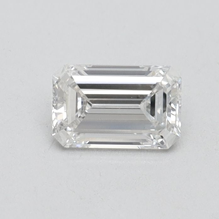 Loose Diamond - EMERALD 0.44ct F VVS2: Loose Diamond - EMERALD 0.44ct F VVS2 Source: This is a real non-mined Diamond that has been grown in a lab Shape: EMERALD Carats: 0.44 Color: F Clarity: VVS2 Certification: IGI Video: Video Link 