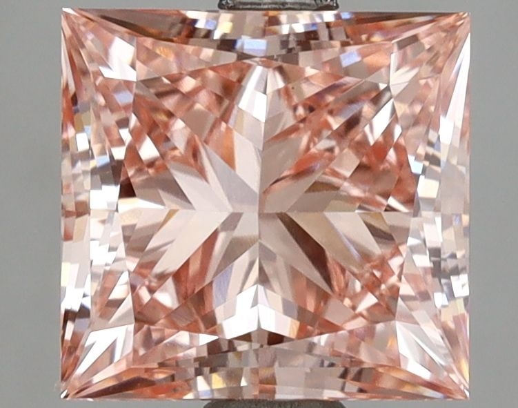 Loose Diamond - PRINCESS 3.05ct Fancy Vivid Pink VS1: Loose Diamond - PRINCESS 3.05ct Fancy Vivid Pink VS1 Source: This is a real non-mined Diamond that has been grown in a lab Shape: PRINCESS Carats: 3.05 Color: Fancy Vivid Pink Certification: IGI Video