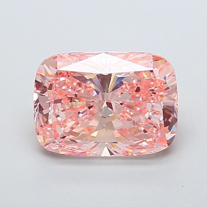 Loose Diamond - CUSHION MODIFIED 7.04ct Fancy Vivid Pink VS1: Loose Diamond - CUSHION MODIFIED 7.04ct Fancy Vivid Pink VS1 Source: This is a real non-mined Diamond that has been grown in a lab Shape: CUSHION MODIFIED Carats: 7.04 Color: Fancy Vivid Pink Certific
