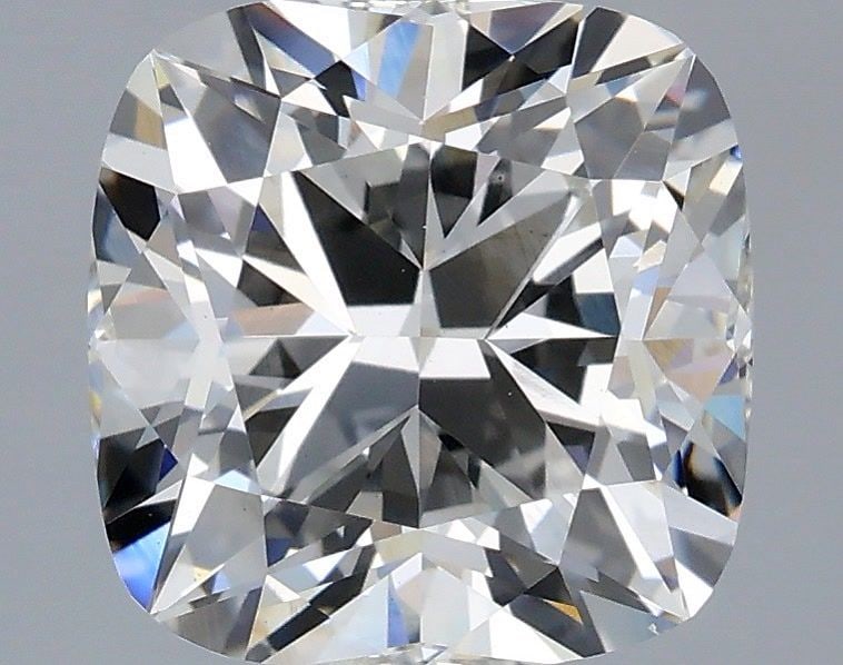 Loose Diamond - CUSHION MODIFIED 2.65ct G VS1: Loose Diamond - CUSHION MODIFIED 2.65ct G VS1 Source: This is a real non-mined Diamond that has been grown in a lab Shape: CUSHION MODIFIED Carats: 2.65 Color: G Clarity: VS1 Certification: IGI Video: