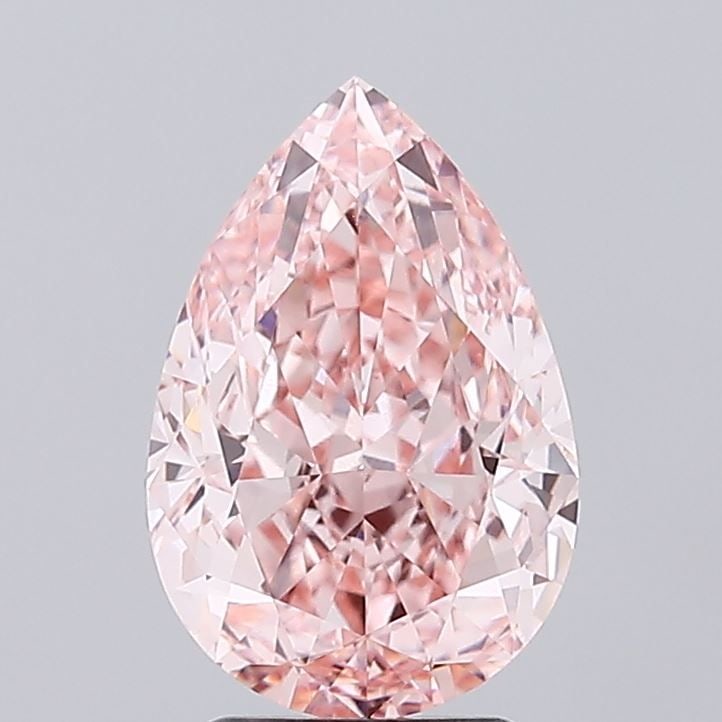 Loose Diamond - PEAR 4.31ct Fancy Intense Pink VS1: Loose Diamond - PEAR 4.31ct Fancy Intense Pink VS1 Source: This is a real non-mined Diamond that has been grown in a lab Shape: PEAR Carats: 4.31 Color: Fancy Intense Pink Certification: IGI Video: