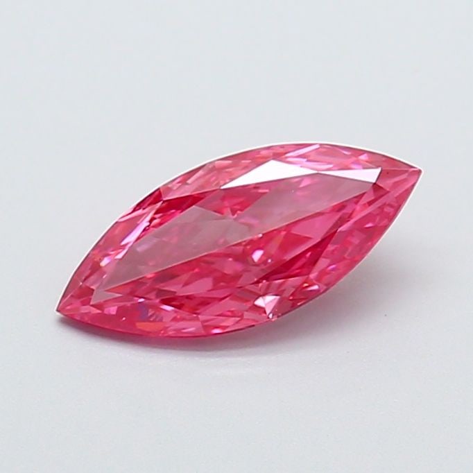 Loose Diamond - MARQUISE 1.02ct Fancy Vivid Pink VS1: Loose Diamond - MARQUISE 1.02ct Fancy Vivid Pink VS1 Source: This is a real non-mined Diamond that has been grown in a lab Shape: MARQUISE Carats: 1.02 Color: Fancy Vivid Pink Certification: IGI Video