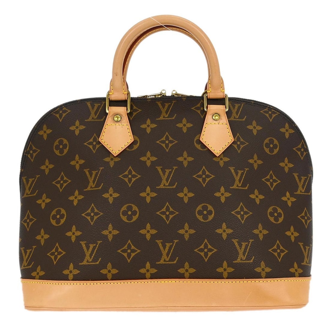 Louis Vuitton Monogram Alma Handbag M51130 Vintage Brown Canvas (1 of 10)
