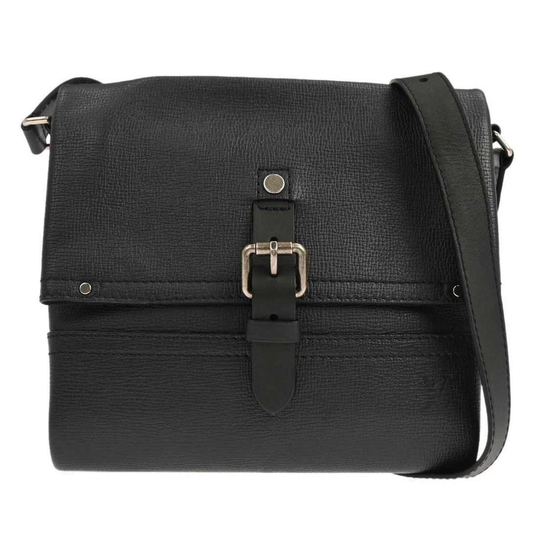 Louis Vuitton Canyon Messenger PM Black Utah Leather Crossbody Bag M54962 (1 of 12)