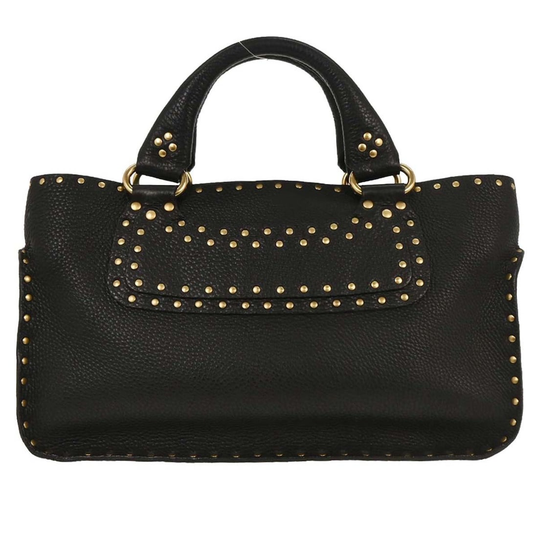 Celine Black Leather Boogie Bag Handbag Italy (1 of 10)