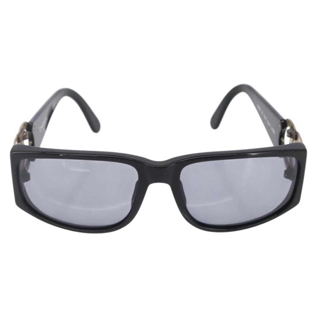 Black Plastic Sunglasses by Chanel with CC Logo (1 of 11)