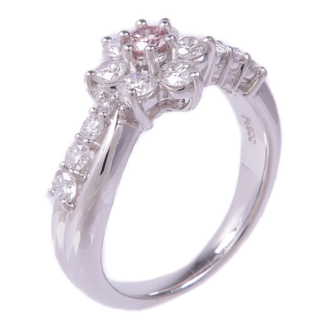 JEWELRY Diamond Ring in PT900 Platinum Size 5.75: JEWELRY Diamond Ring in PT900 Platinum Size 5.75 This stunning diamond ring is crafted from PT900 platinum, offering both durability and elegance. Featuring a clear diamond as its main stone, this rin