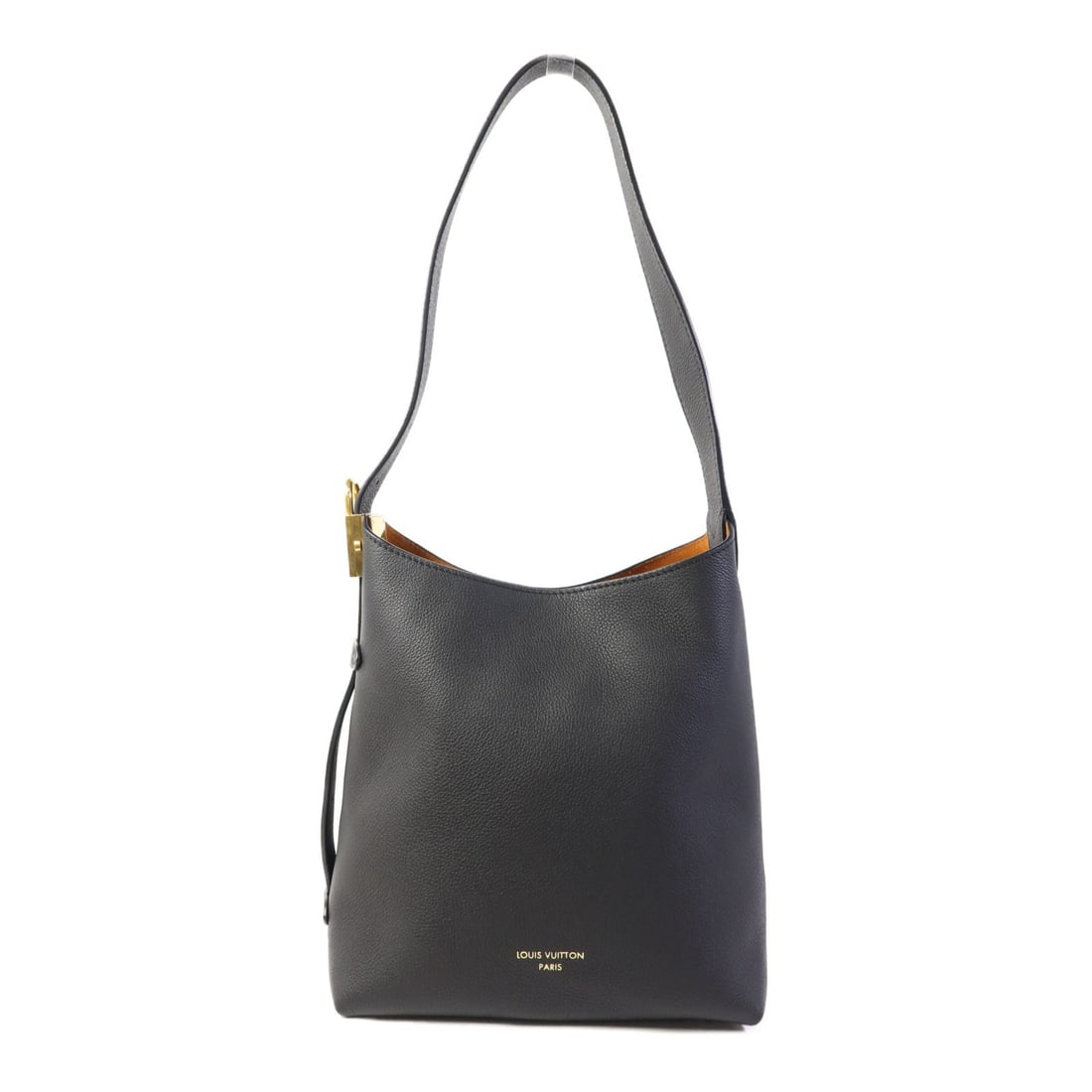 LOUIS VUITTON Low Key Hobo MM Black Calfskin Shoulder Bag M25352: LOUIS VUITTON Low Key Hobo MM Black Calfskin Shoulder Bag M25352 The LOUIS VUITTON LV GHW Low Key Hobo MM Shoulder Bag is a sophisticated accessory crafted from premium black calfskin leather. This st