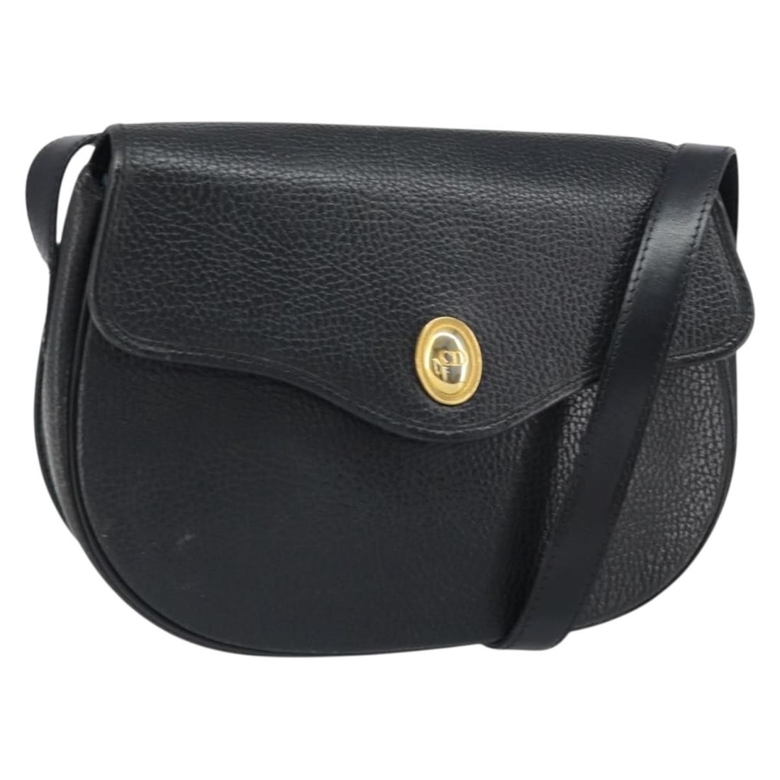 Vintage CD Logo Black Leather Shoulder Bag by Christian Dior: Vintage CD Logo Black Leather Shoulder Bag by Christian Dior This Christian Dior vintage CD logo shoulder bag is crafted from black leather and features a classic design tailored for women. The bag sh