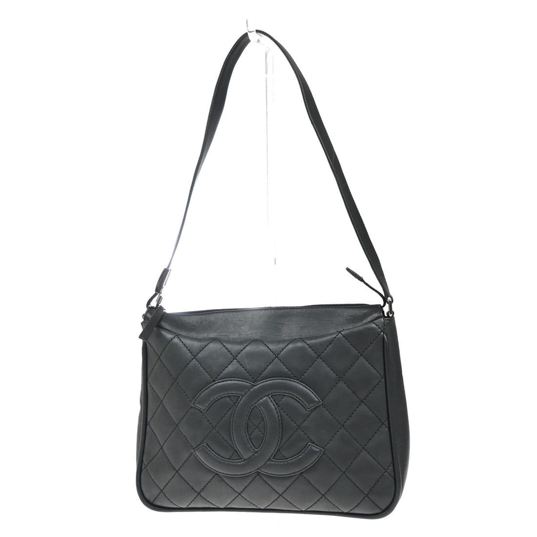 Chanel Vintage Quilted Caviar Leather Adjustable Shoulder Bag (1 of 14)