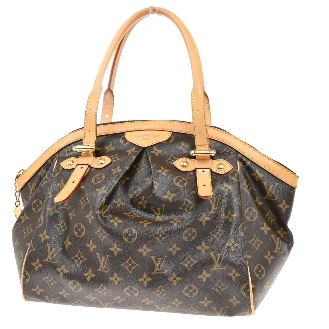 Louis Vuitton Monogram Canvas Tivoli Shoulder Bag 33cm: Louis Vuitton Monogram Canvas Tivoli Shoulder Bag 33cm Louis Vuitton Tivoli handbag crafted in signature brown monogram canvas designed for women. The handbag features a spacious interior and a should
