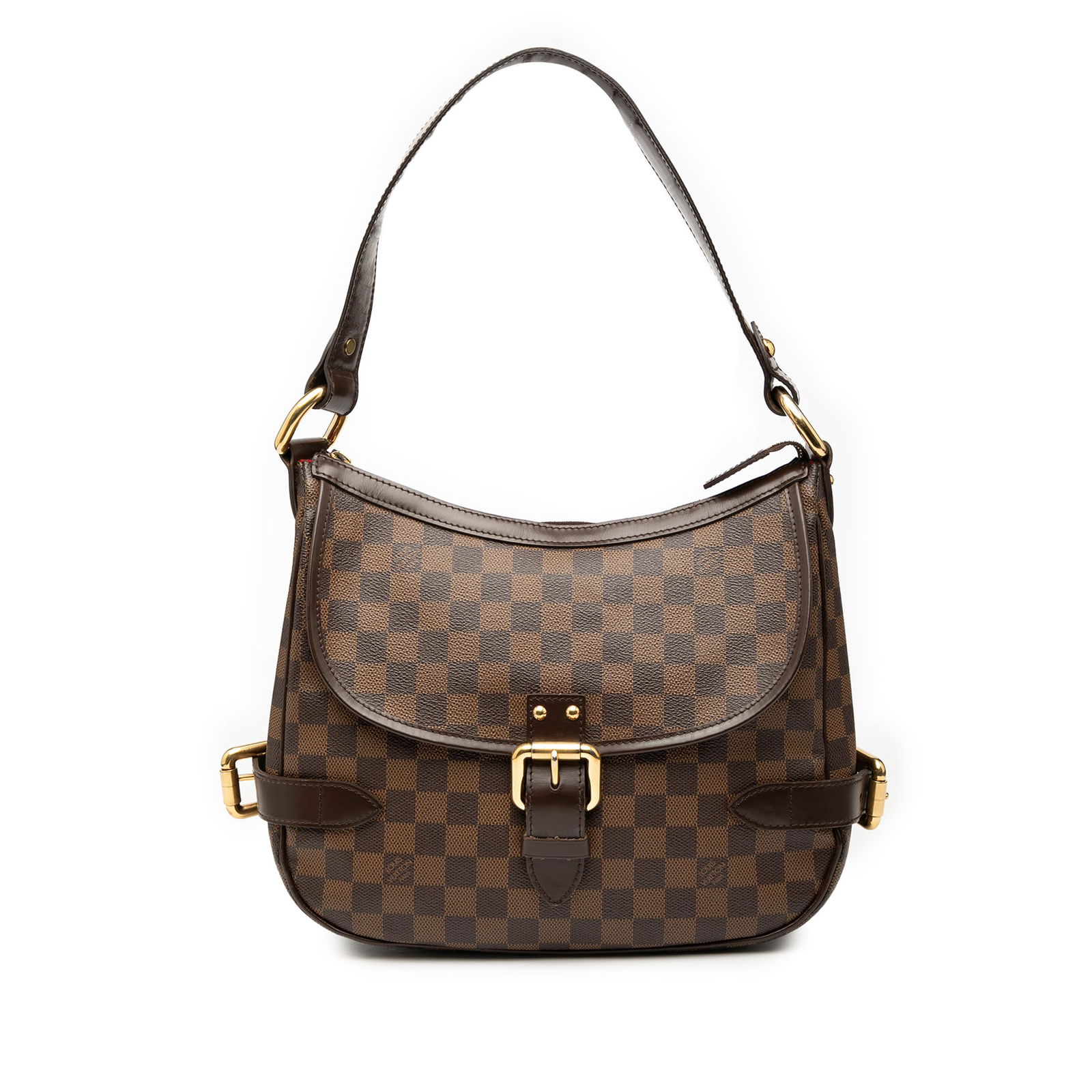 Louis Vuitton Damier Ebene Highbury Bag Brown Fabric (1 of 7)