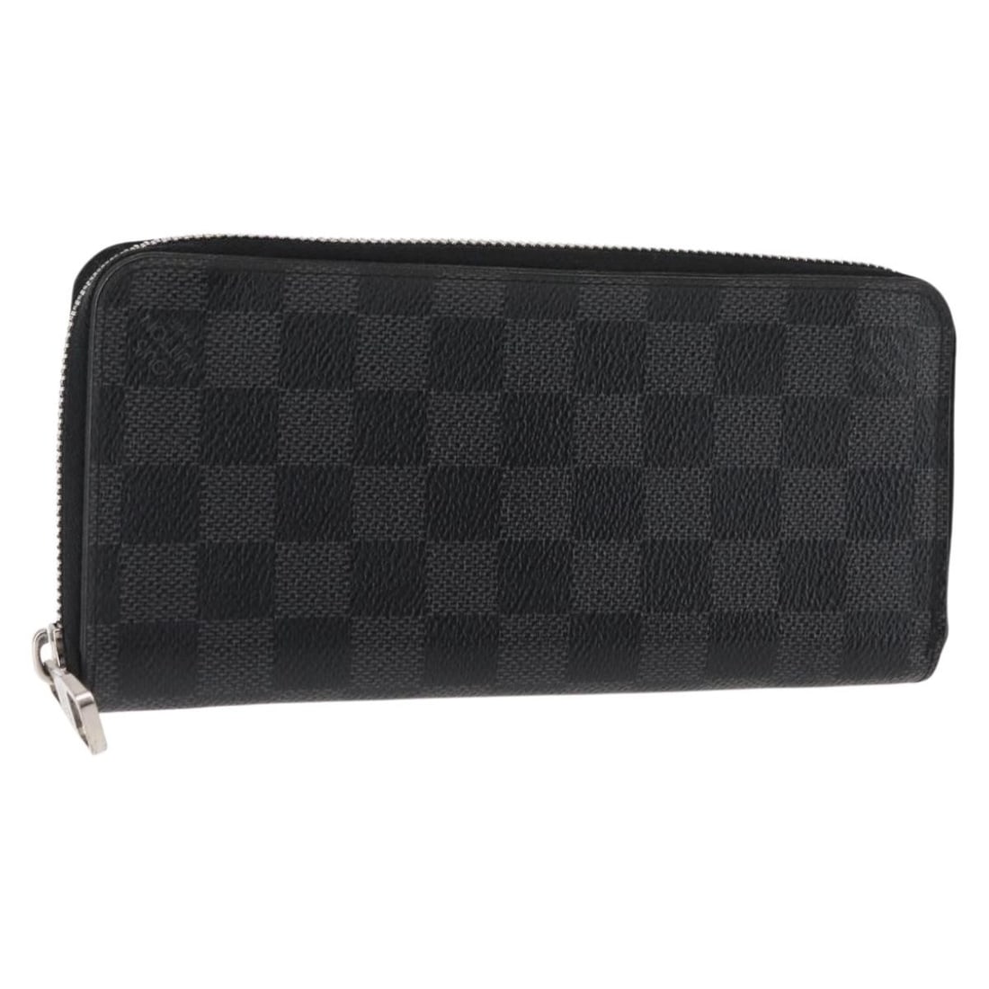 Louis Vuitton Damier Graphite Canvas Zippy Vertical Wallet Grey (1 of 18)