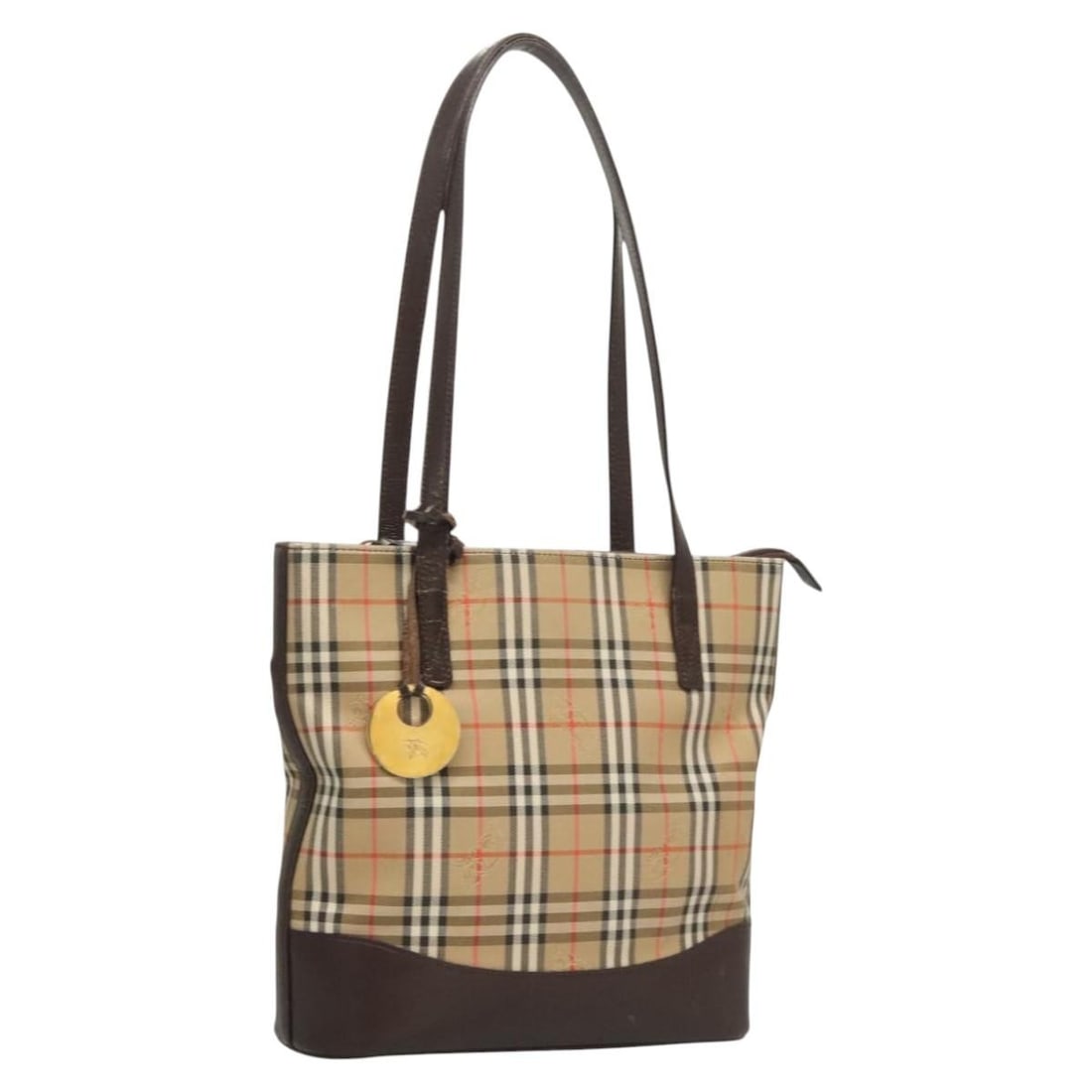 Burberry Nova Check Canvas Tote Bag Beige 23cm x 24cm x 10cm: Burberry Nova Check Canvas Tote Bag Beige 23cm x 24cm x 10cm This Burberry Nova Check Tote features the iconic canvas check pattern in beige, designed for women. The tote is crafted from durable canva