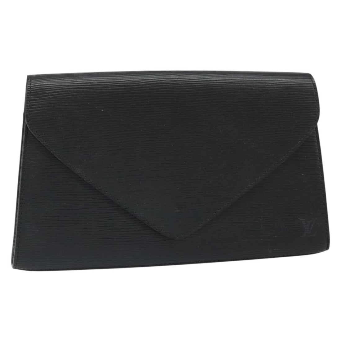 Black Epi Leather Art Deco Clutch Bag by Louis Vuitton M52632: Black Epi Leather Art Deco Clutch Bag by Louis Vuitton M52632 This Louis Vuitton Epi Art Deco clutch bag features classic black Epi leather and a sleek, structured silhouette. Made in France, the bag