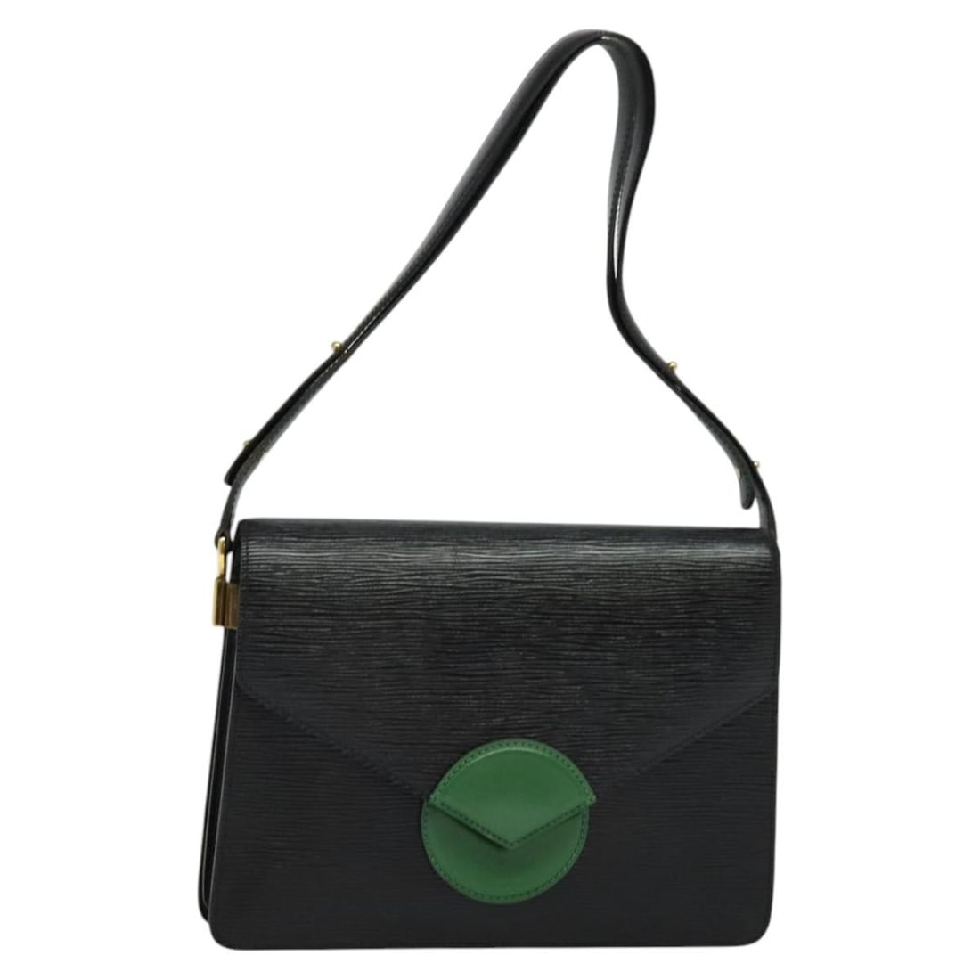 LOUIS VUITTON Epi Osh Black Green Shoulder Bag M52444 Authentic: LOUIS VUITTON Epi Osh Black Green Shoulder Bag M52444 Authentic Discover the classic elegance of the LOUIS VUITTON Epi Osh Shoulder Bag, a stylish accessory crafted in France. This shoulder bag featur