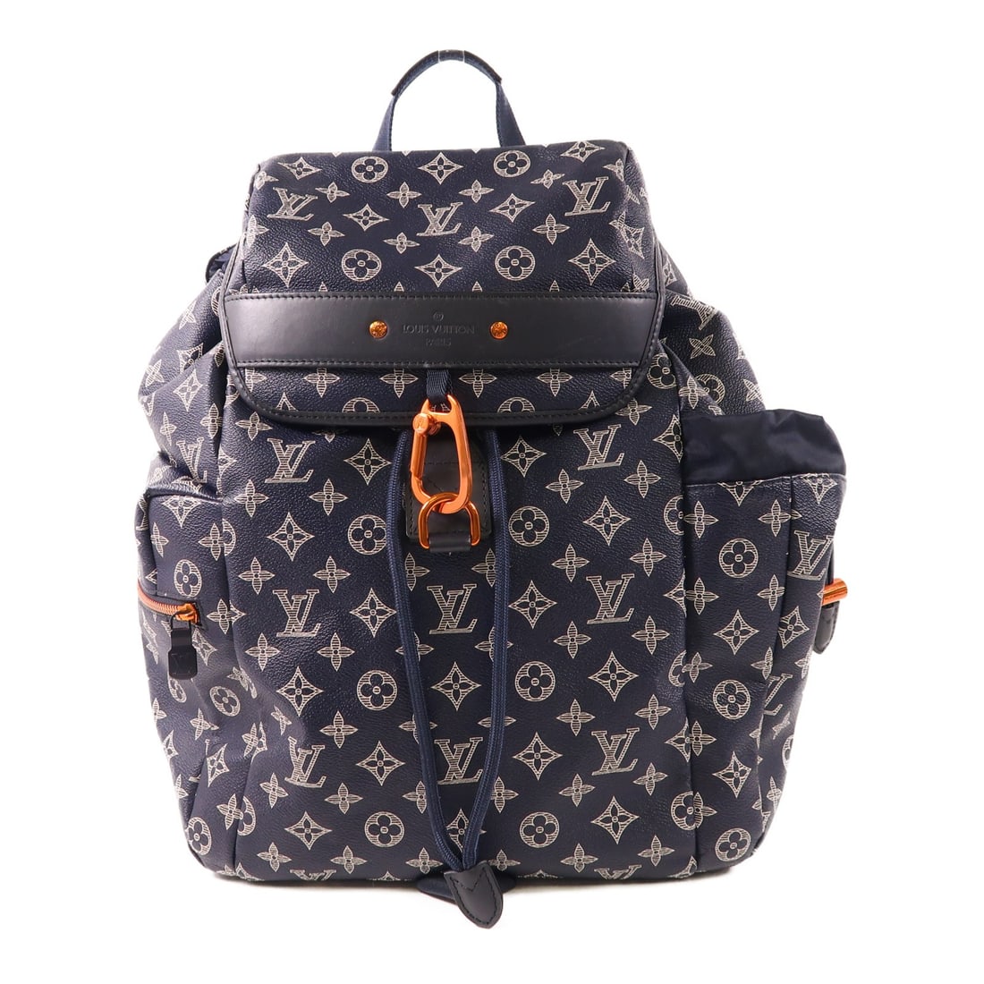 Louis Vuitton Discovery Rucksack Backpack Ink Blue PVC Canvas (1 of 18)