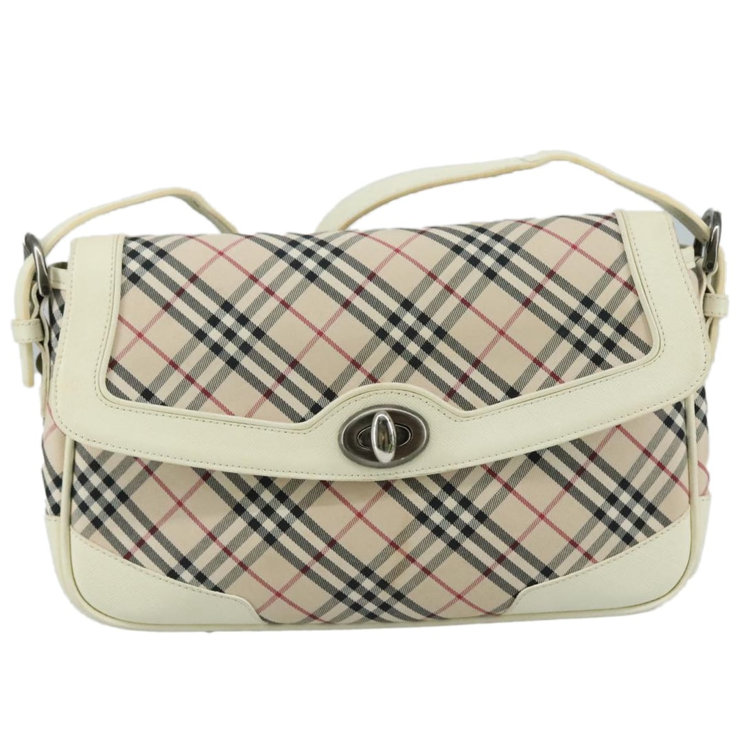 Burberry Beige Nova Check Canvas Women's Shoulder Bag (1 of 18)