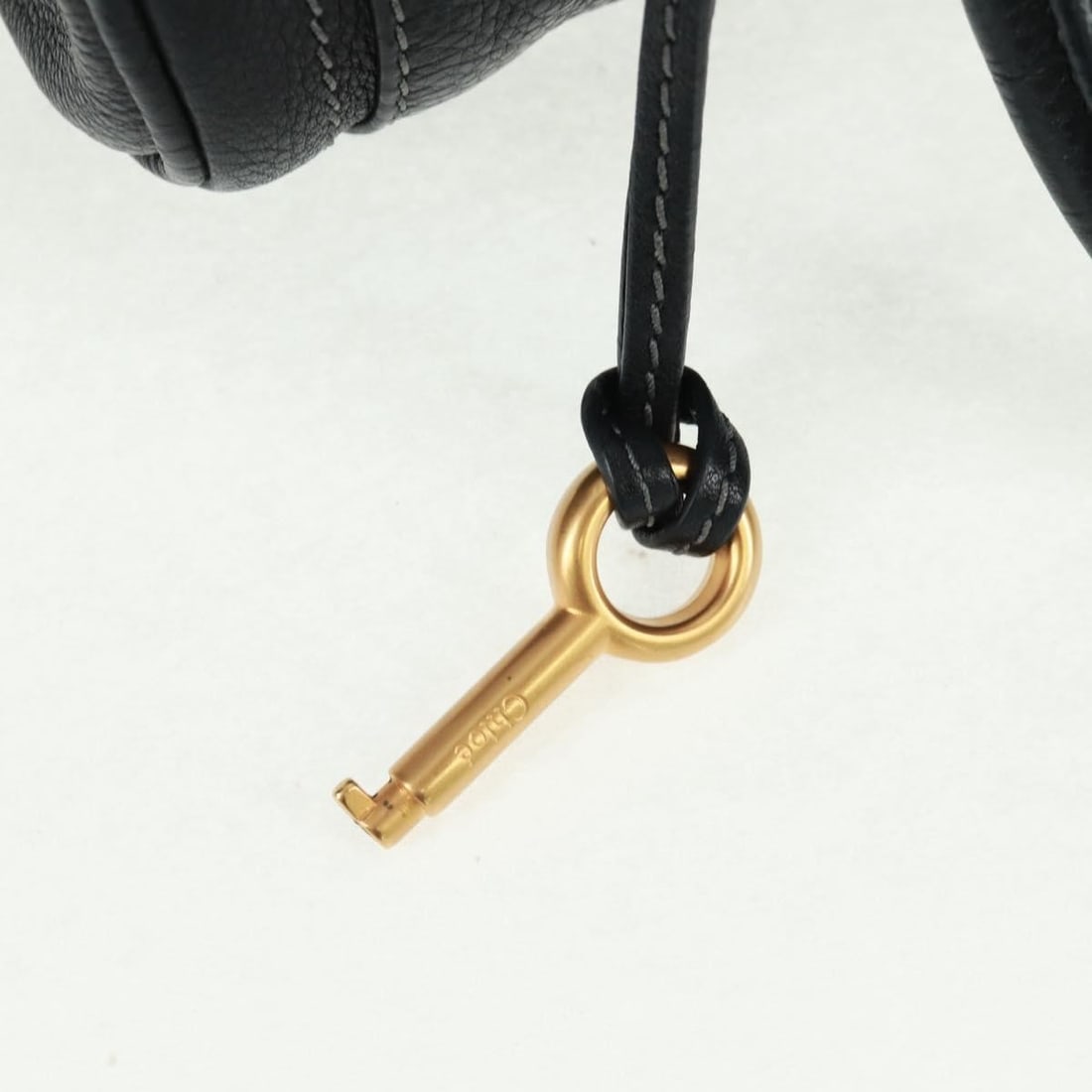 Chloe Paddington Black Leather Handbag with Gold and Silver Accents - 9