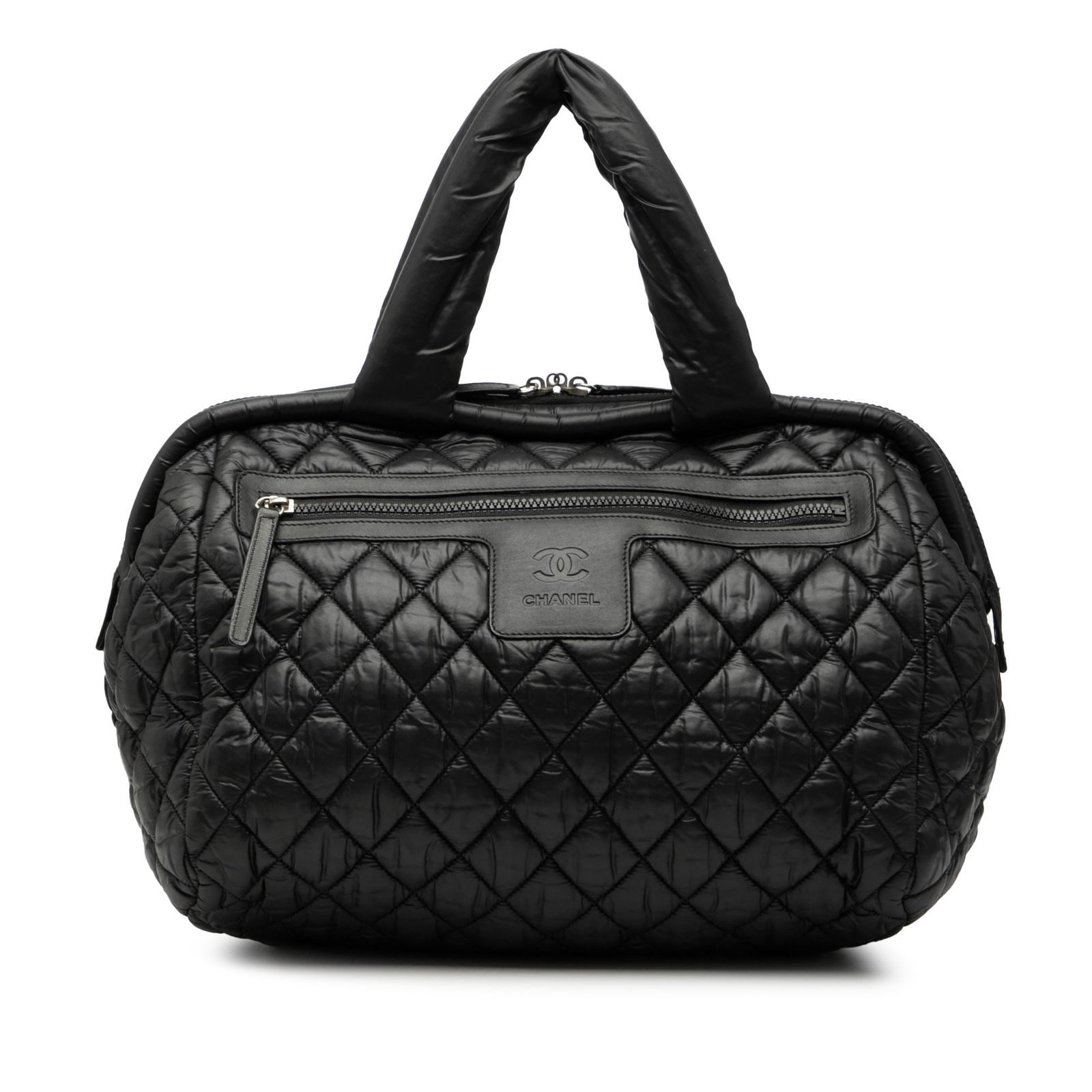 Black Nylon Bowling Bag by Chanel Coco Cocoon Collection (1 of 7)
