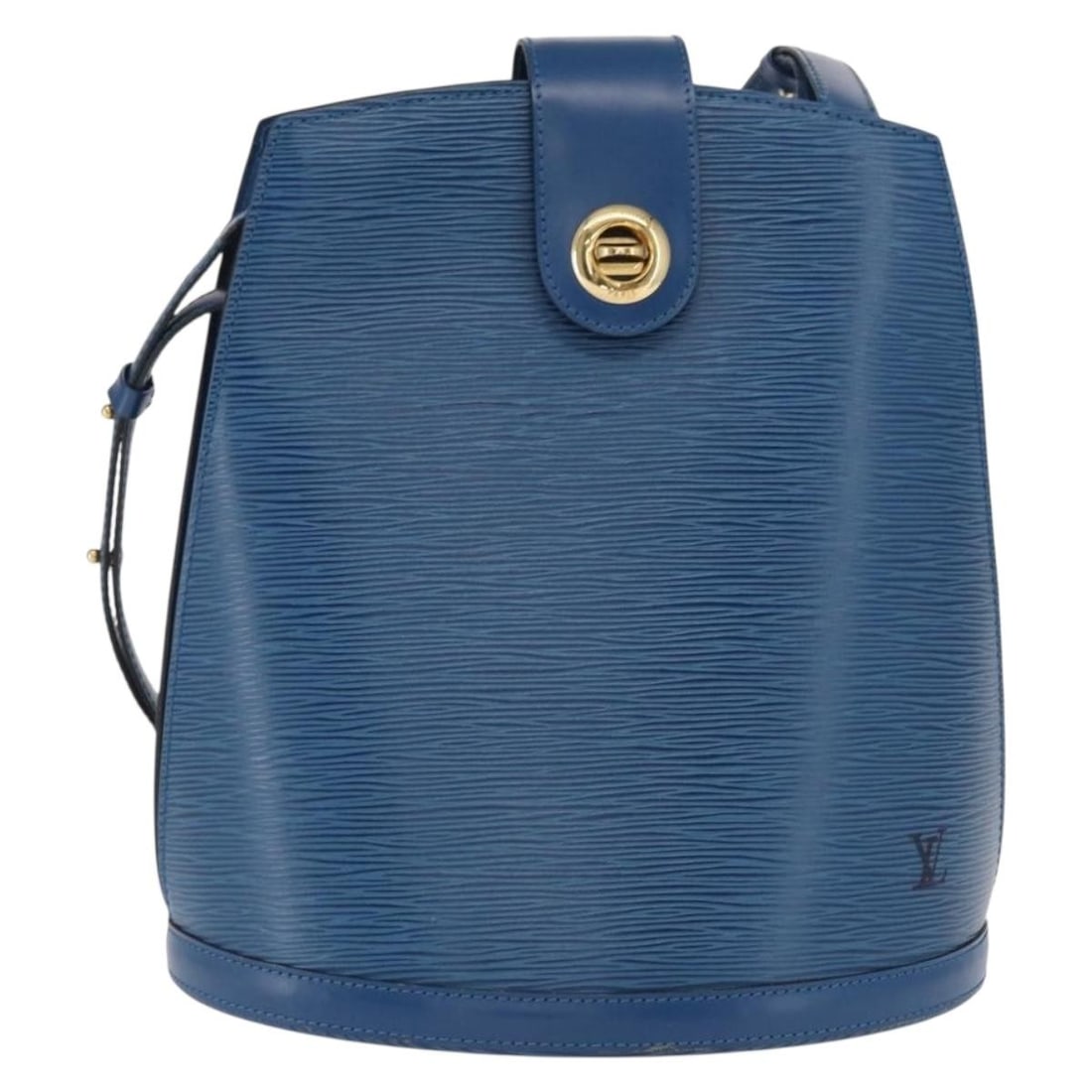 Louis Vuitton Cluny Blue Epi Leather Shoulder Bag France: Louis Vuitton Cluny Blue Epi Leather Shoulder Bag France The Louis Vuitton Cluny Shoulder Bag is crafted from blue Epi leather and designed for women. This bag features a structured silhouette and a s