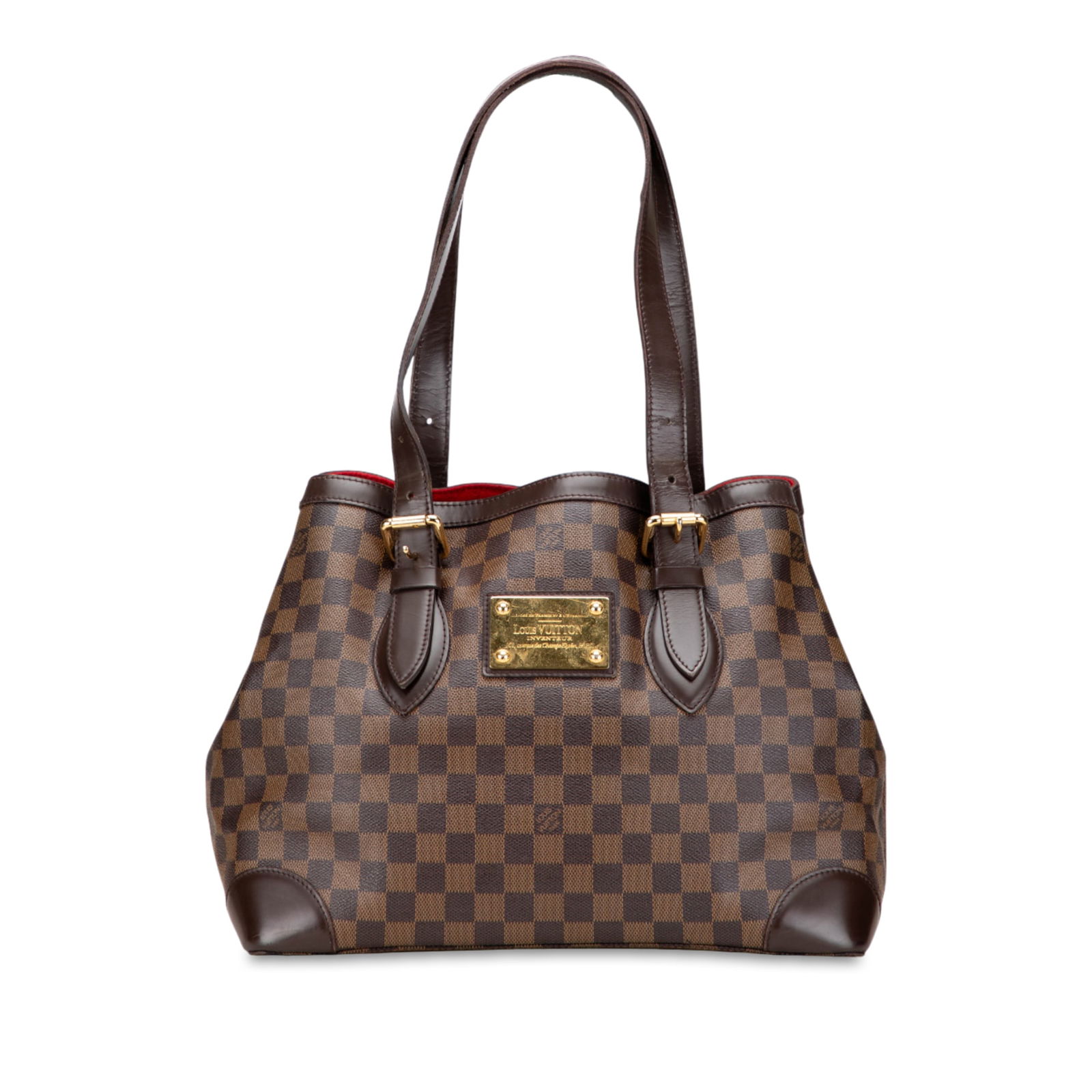 Louis Vuitton Damier Ebene Hampstead MM Brown Handbag (1 of 11)