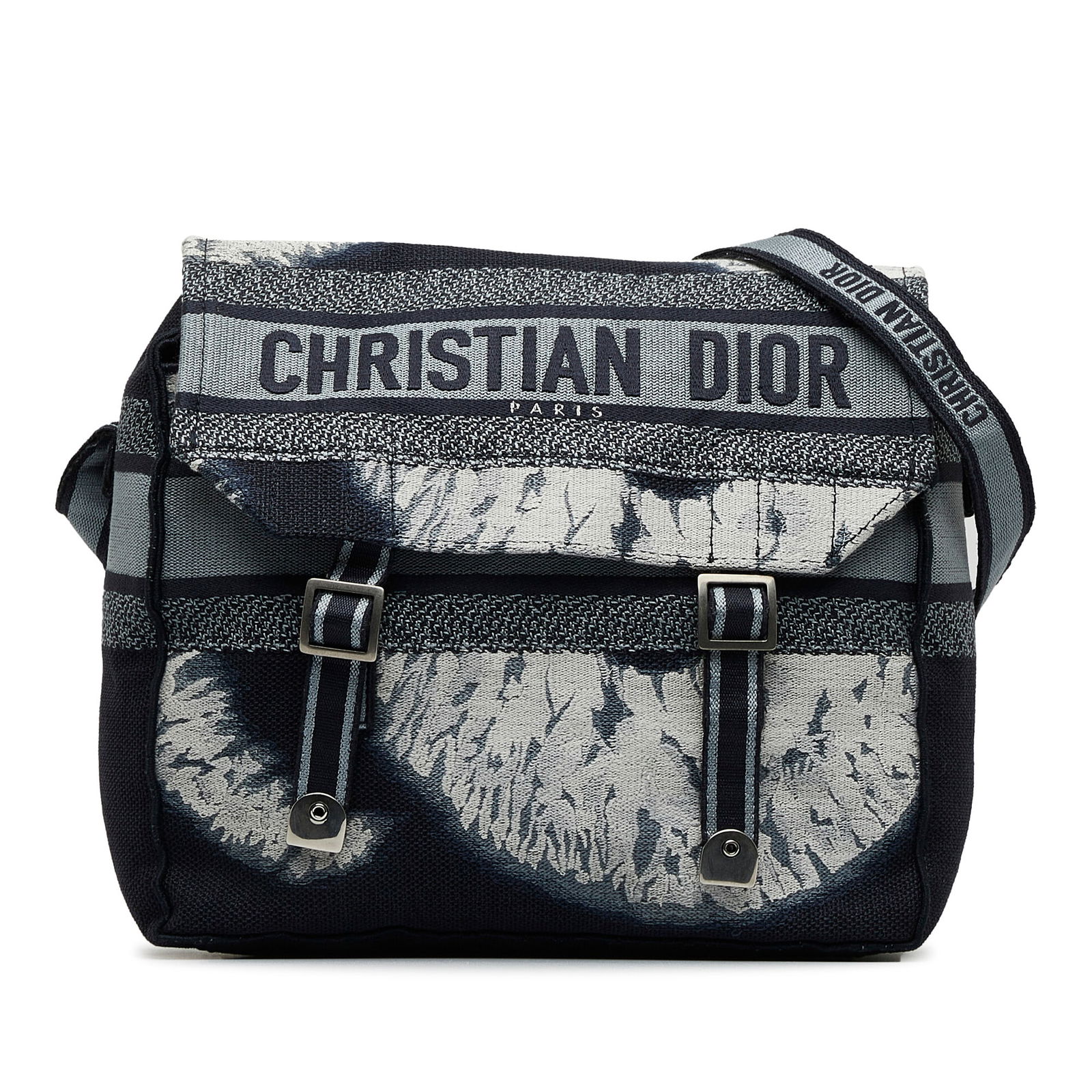 Dior Tie Dye Diorcamp Messenger Bag Blue Canvas Italy: Dior Tie Dye Diorcamp Messenger Bag Blue Canvas Italy Introducing the Tie Dye Diorcamp Messenger Bag, a stylish and practical accessory crafted from durable canvas. This bag features a unique tie-dye