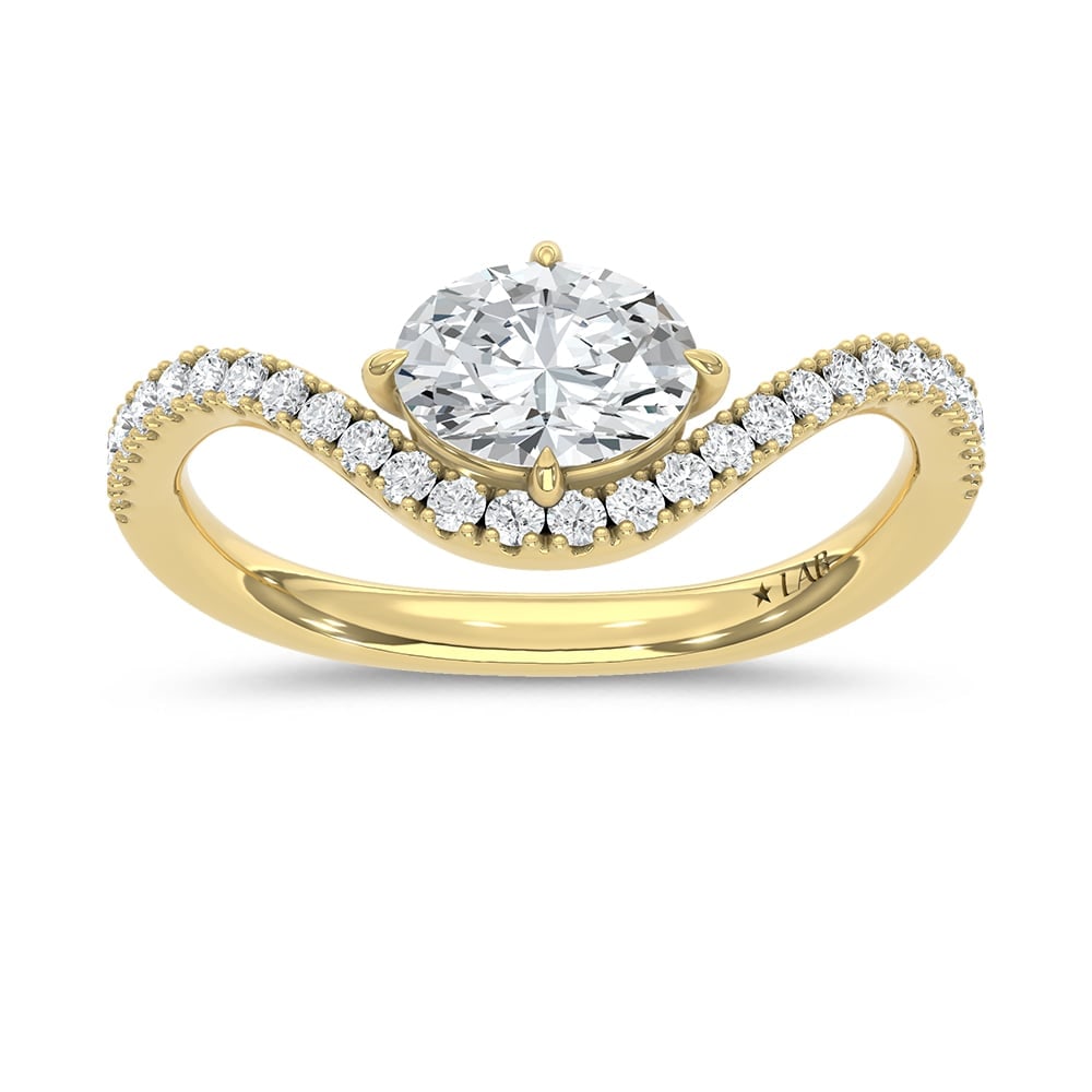 14K Yellow Gold Lab Grown Diamond 1 Ct.Tw. Fashion Ring: 14K Yellow Gold Lab Grown Diamond 1 Ct.Tw. Fashion Ring Add sparkle to any outfit with this elegant 14K Yellow gold fashion ring, featuring 1 carat total weight of dazzling lab-grown diamonds. Its ref