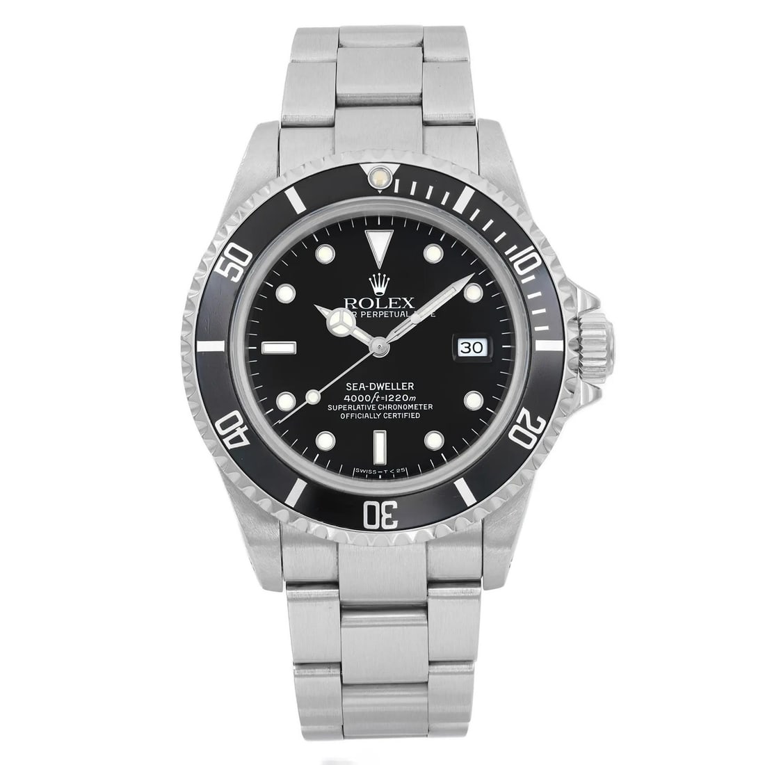 Sea-Dweller 16600 Stainless Steel Automatic Black Dial Men's Diver Wristwatch (1 of 6)