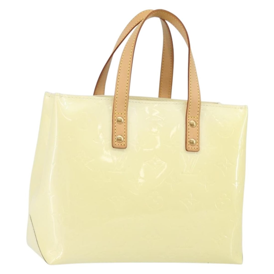 LOUIS VUITTON Monogram Vernis Reade PM Hand Bag Perle M91336 Made in France: LOUIS VUITTON Monogram Vernis Reade PM Hand Bag Perle M91336 Made in France This elegant LOUIS VUITTON Monogram Vernis Reade PM Hand Bag in the exquisite Perle color is a stunning addition to any coll