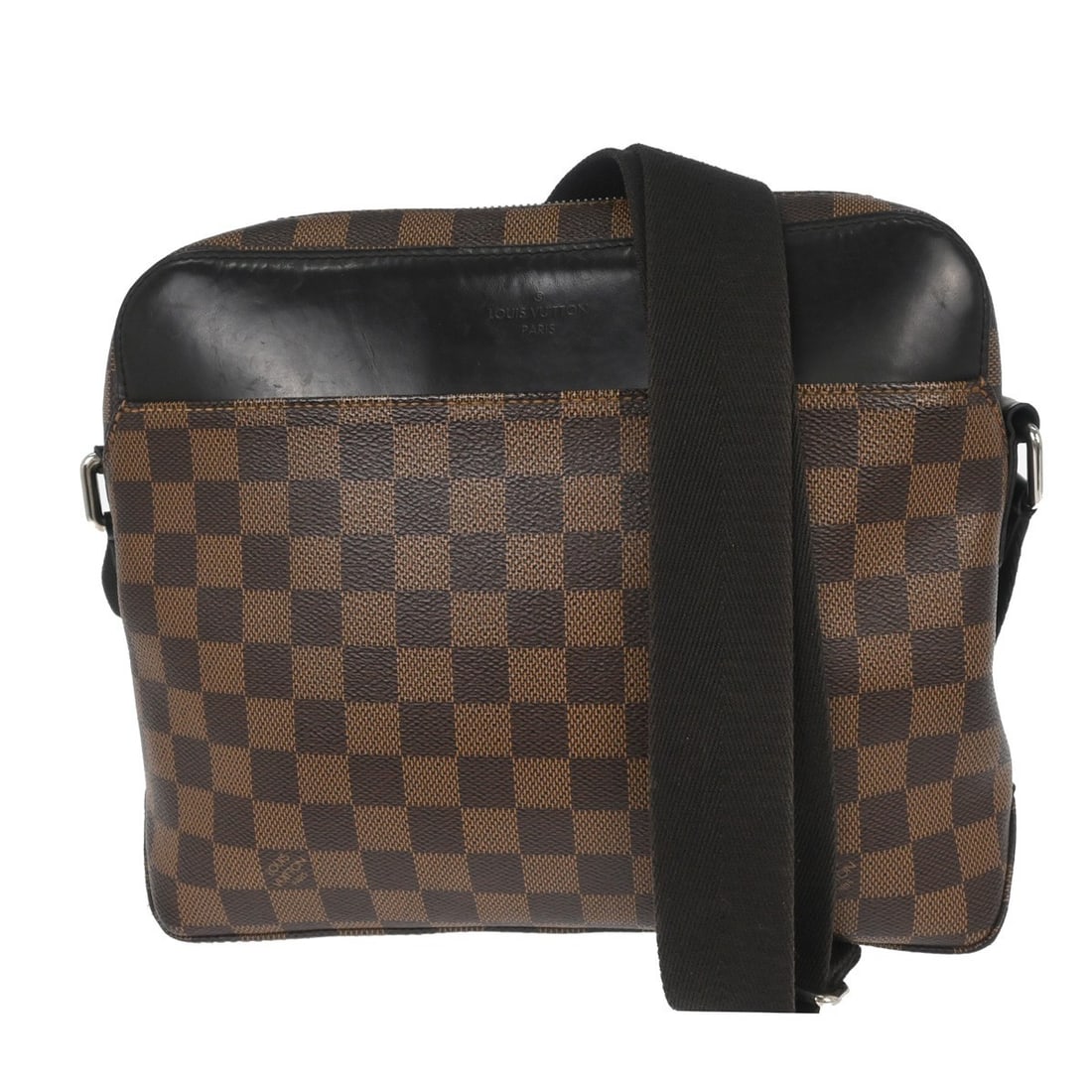 Louis Vuitton Damier Ebene Jake Messenger PM Crossbody Shoulder Bag N41568: Louis Vuitton Damier Ebene Jake Messenger PM Crossbody Shoulder Bag N41568 This Louis Vuitton Damier Jake Messenger PM shoulder bag features the iconic Damier Ebene canvas exterior with logo accents.