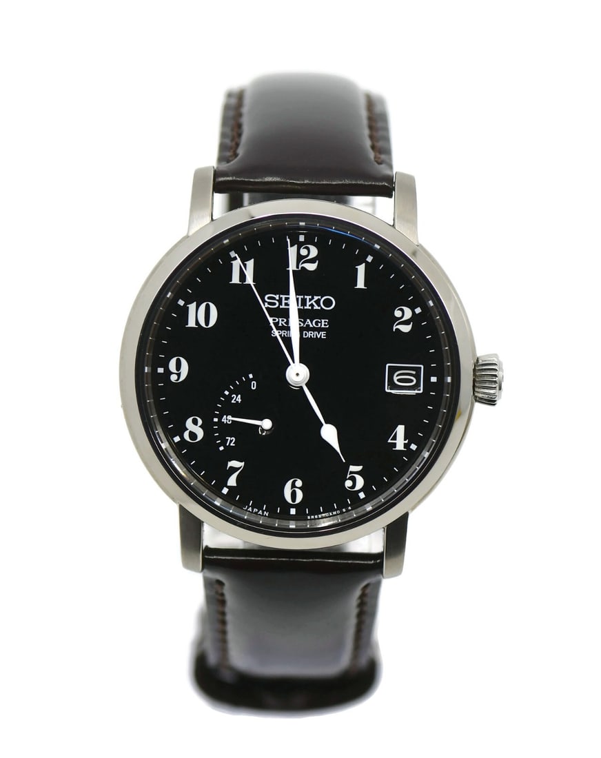 Seiko Presage SNR039 Spring Drive Automatic Stainless Steel Wristwatch (1 of 6)